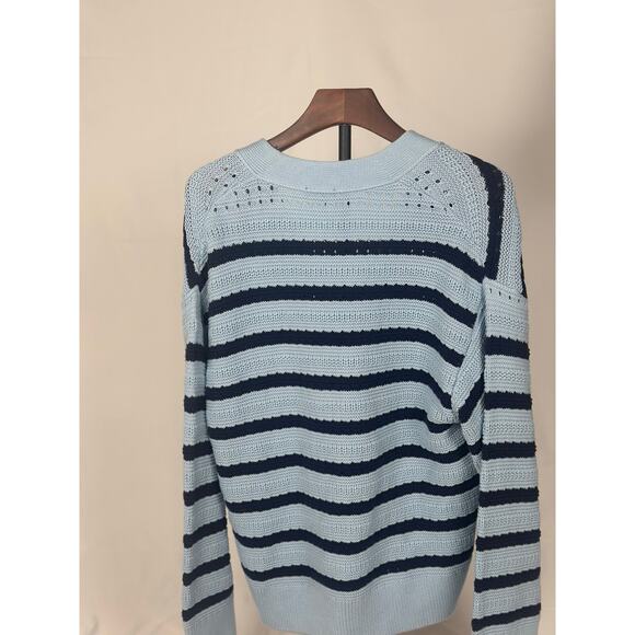 Rails Geneva Cardigan | XL | NWT | Sky Navy | Luxury Knit Button Front Sweater - Picture 3 of 6